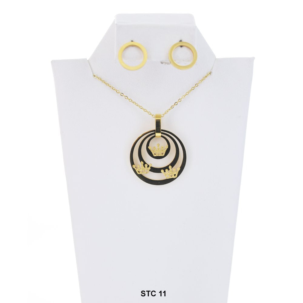 Stainless Steel Necklace Set STS 11