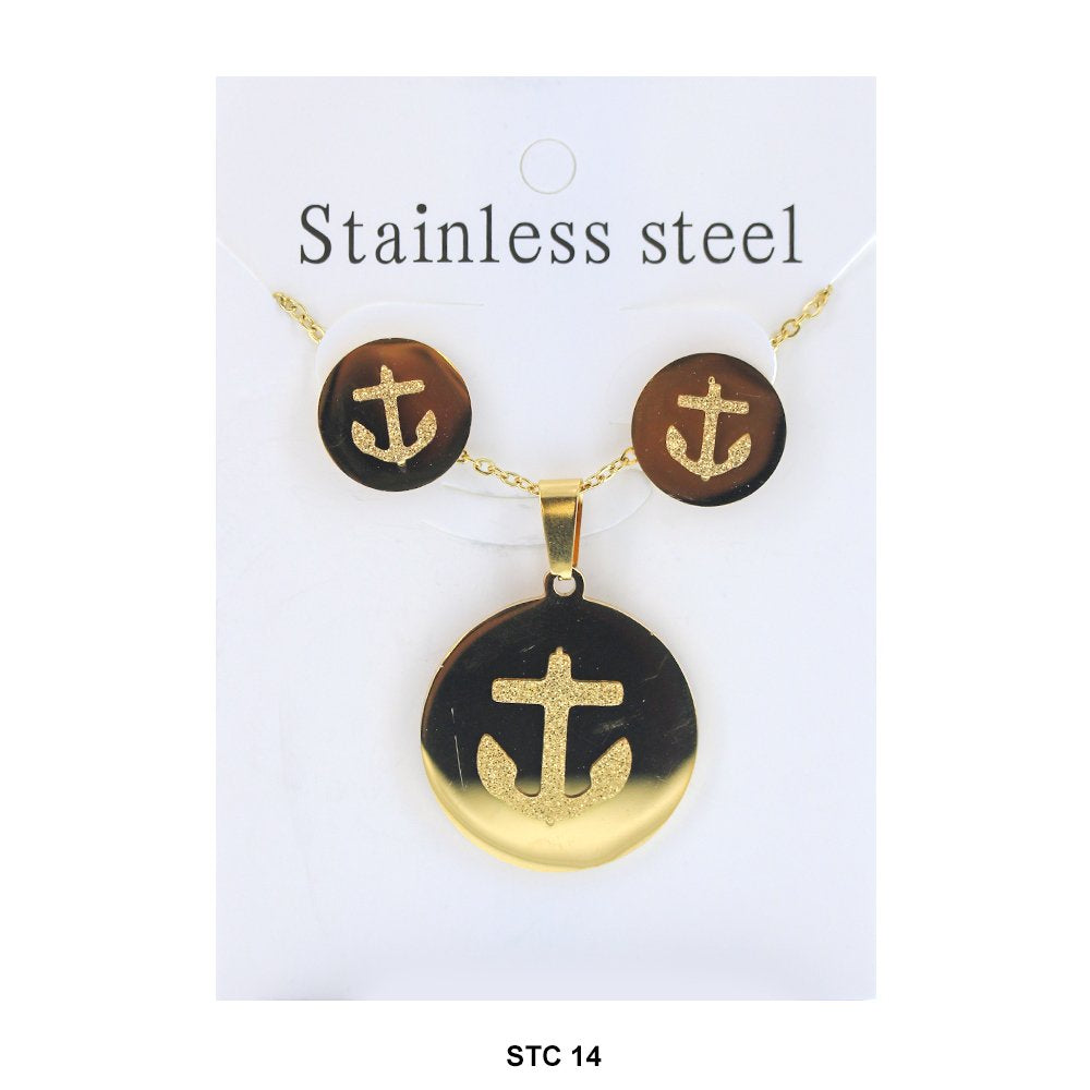 Stainless Steel Necklace Set STS 14