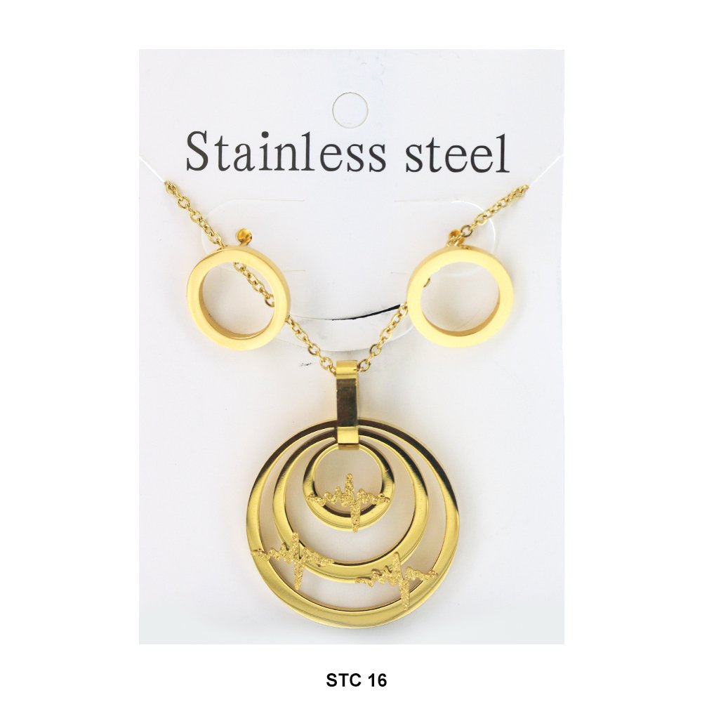 Stainless Steel Necklace Set STS 16