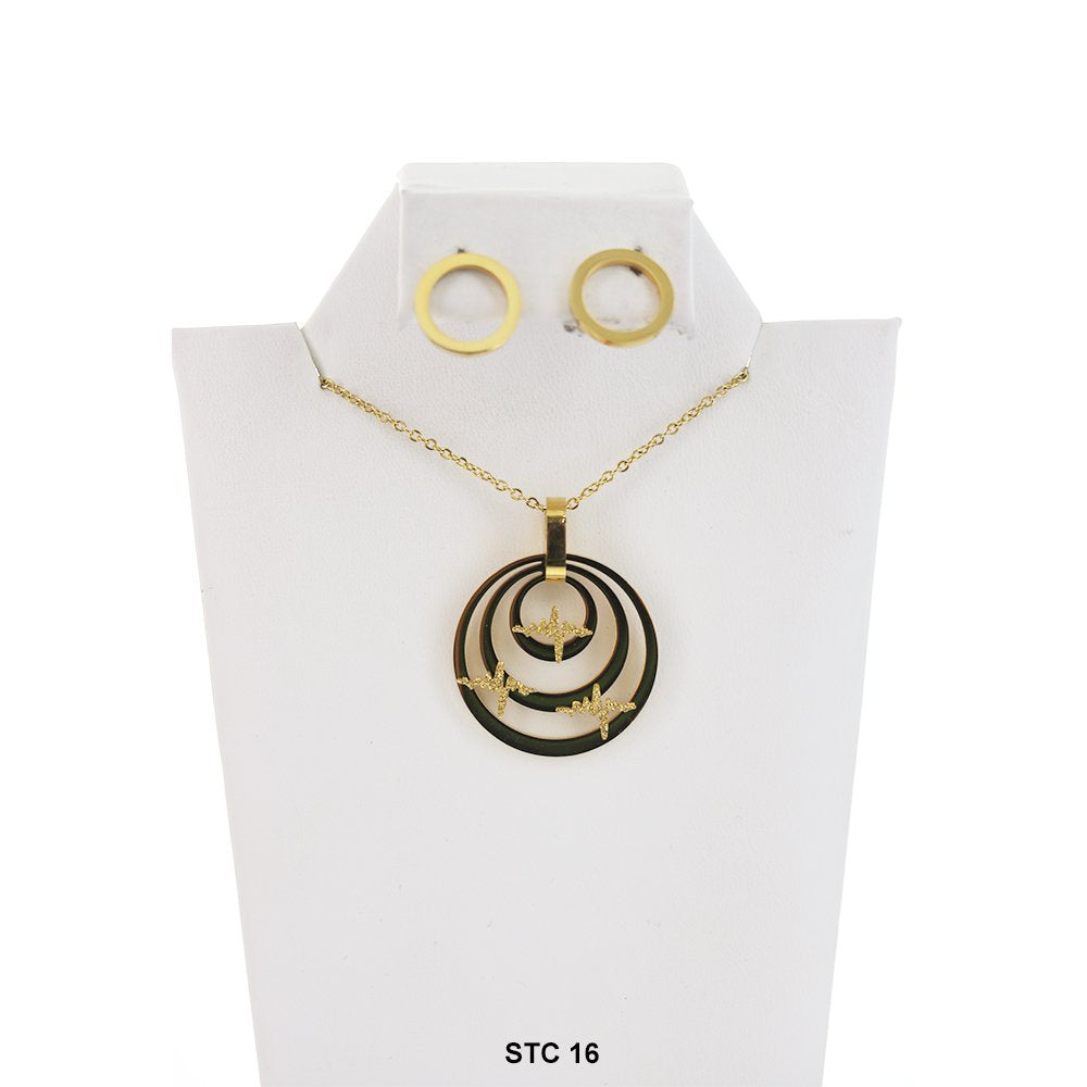 Stainless Steel Necklace Set STS 16