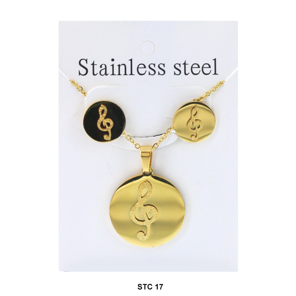 Stainless Steel Necklace Set STS 17