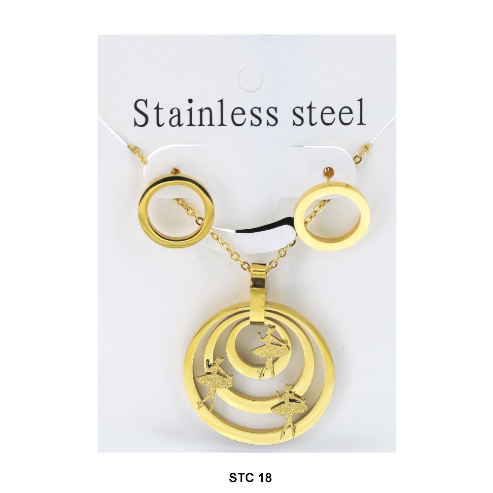 Stainless Steel Necklace Set STS 18