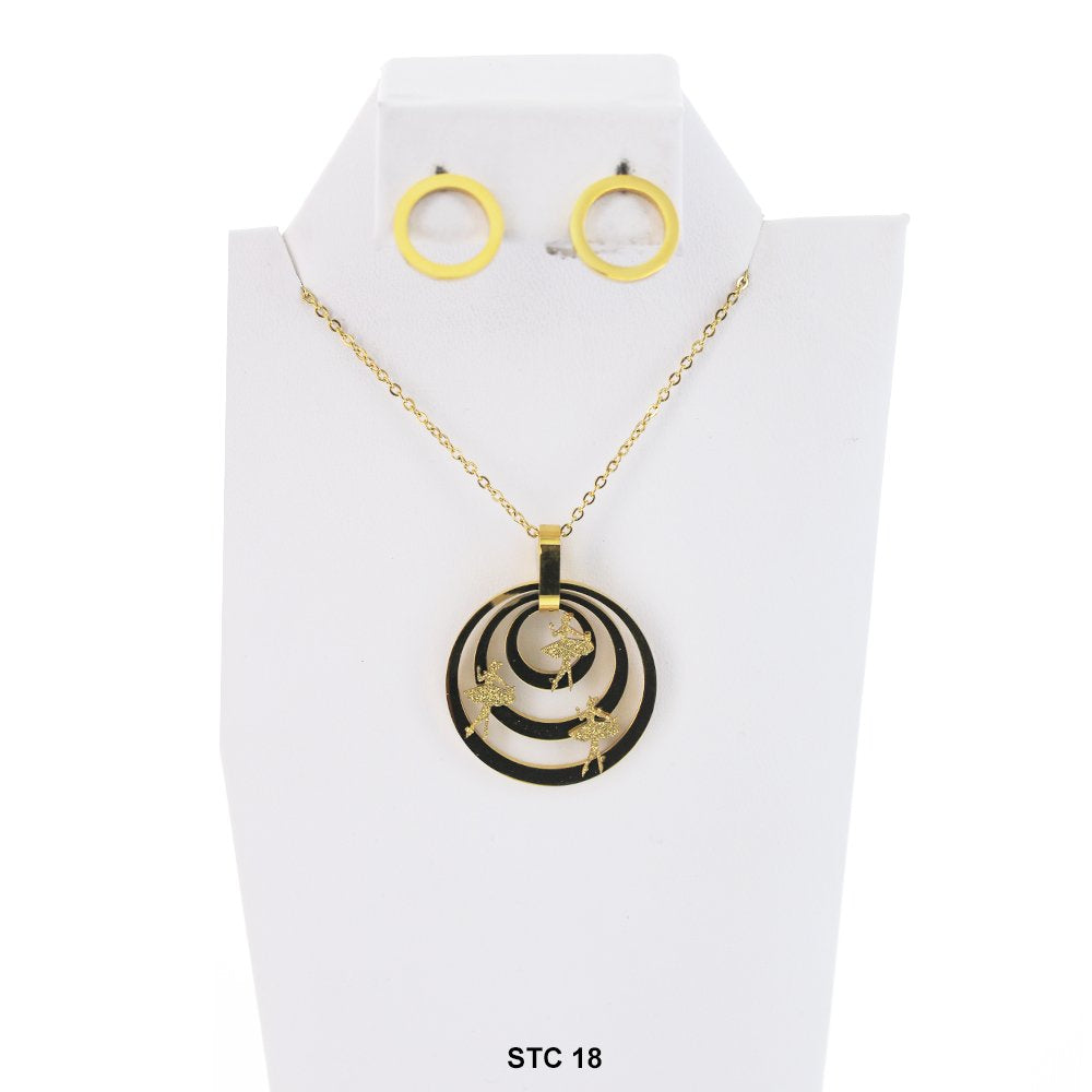 Stainless Steel Necklace Set STS 18