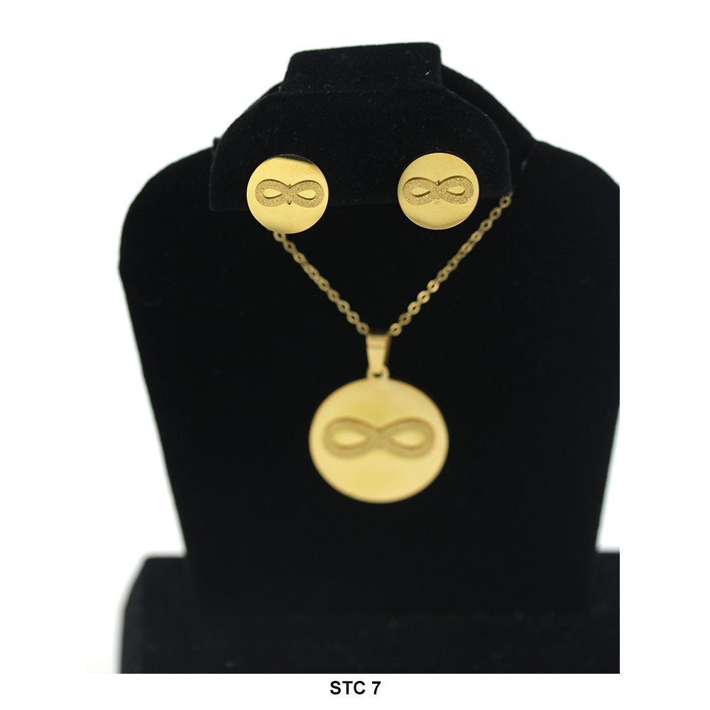 Stainless Steel Necklace Set STS 7