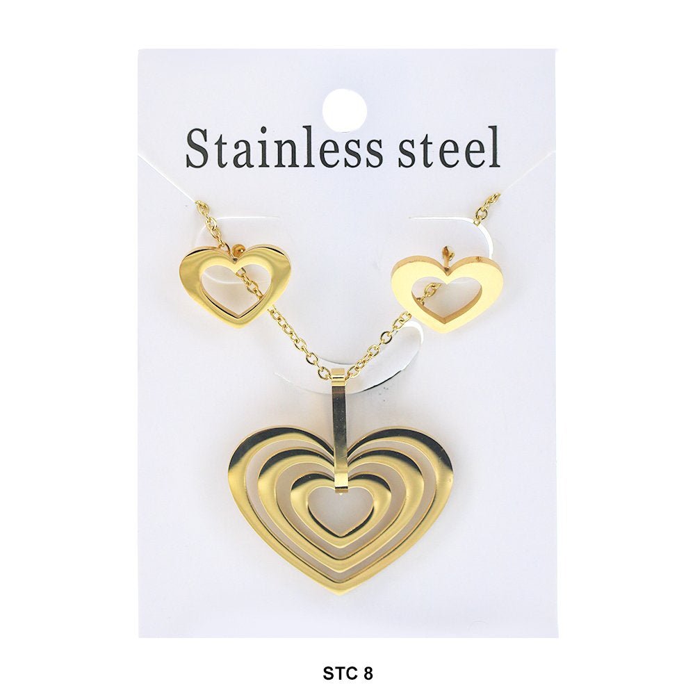 Stainless Steel Necklace Set STS 8