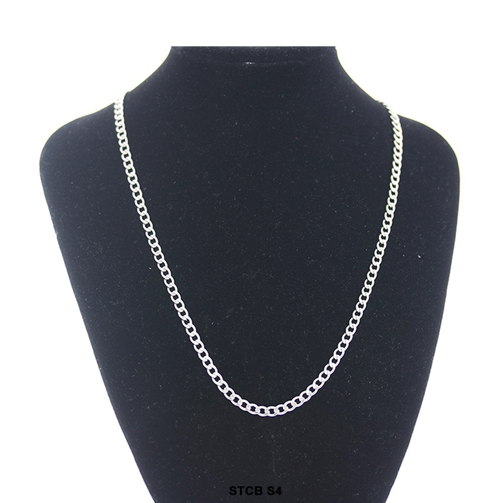 4 MM Cuban Chain Stainless Steel STCBS 4