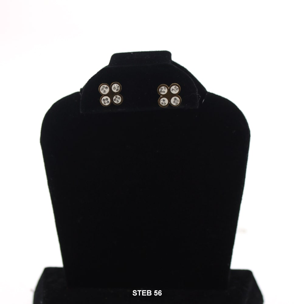 Stainless Steel Stud Earrings STEB 56