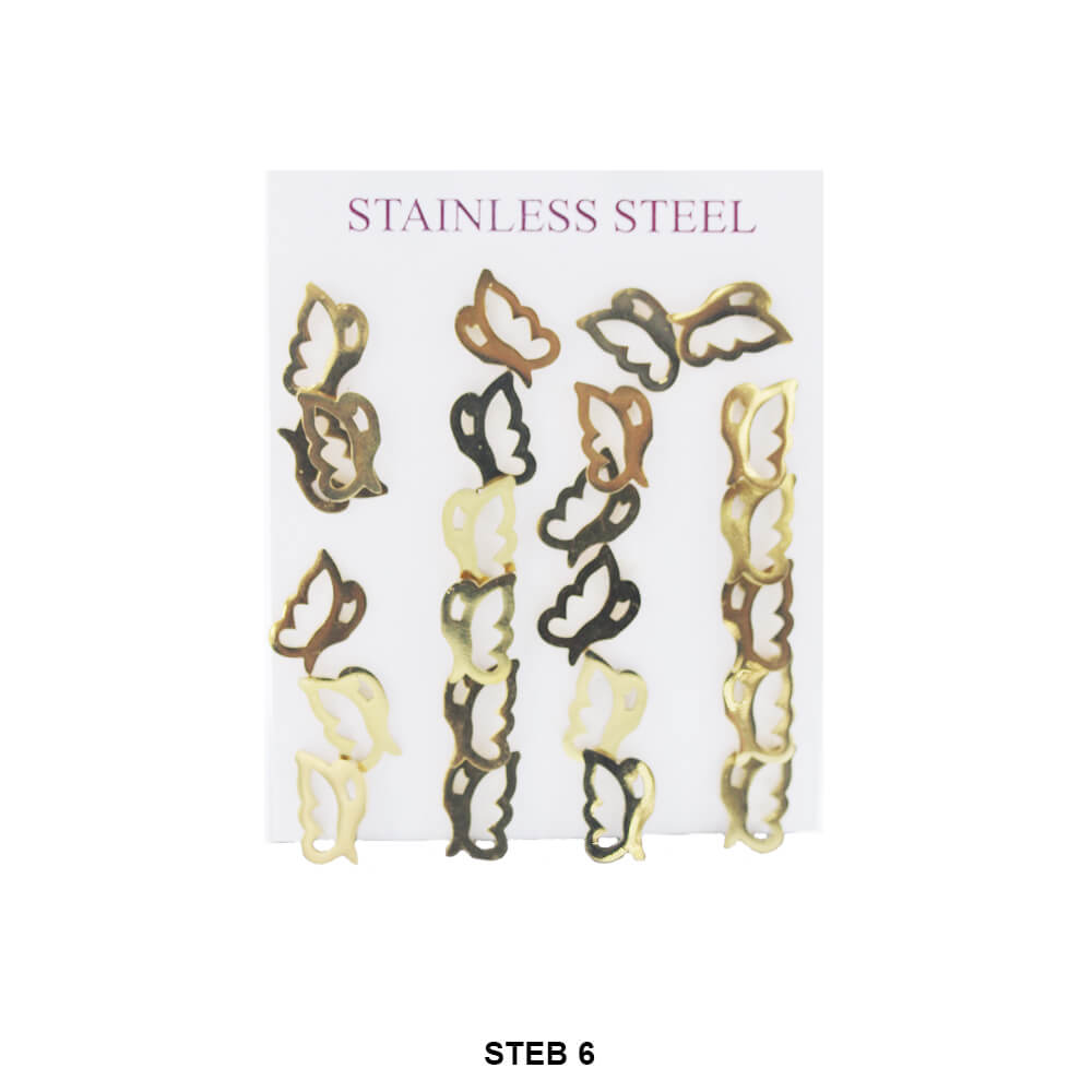 Stainless Steel Stud Earrings STEB 6