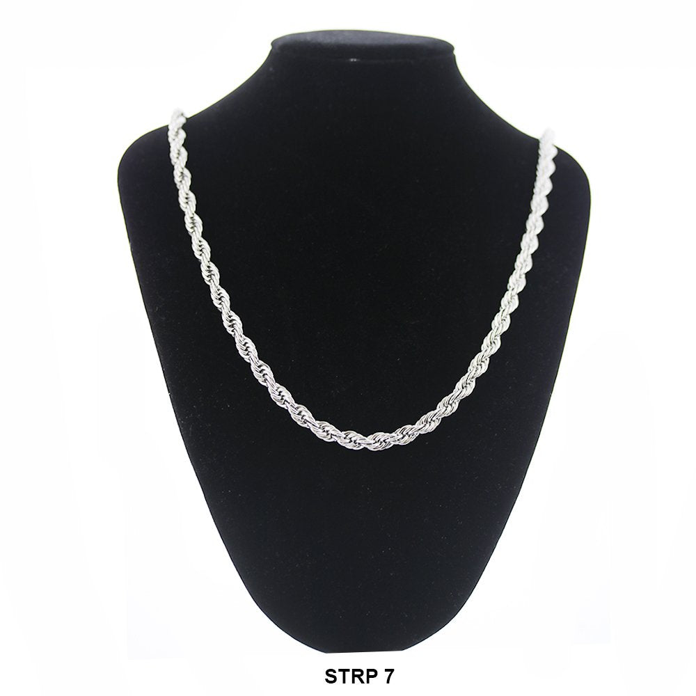 7 MM Stainless Steel Rope Chain STRP 7