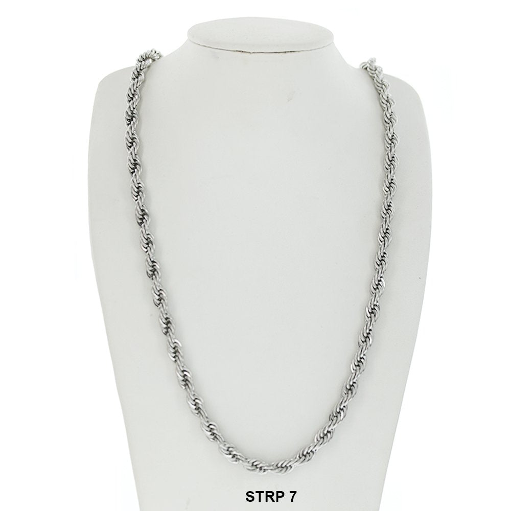 7 MM Stainless Steel Rope Chain STRP 7