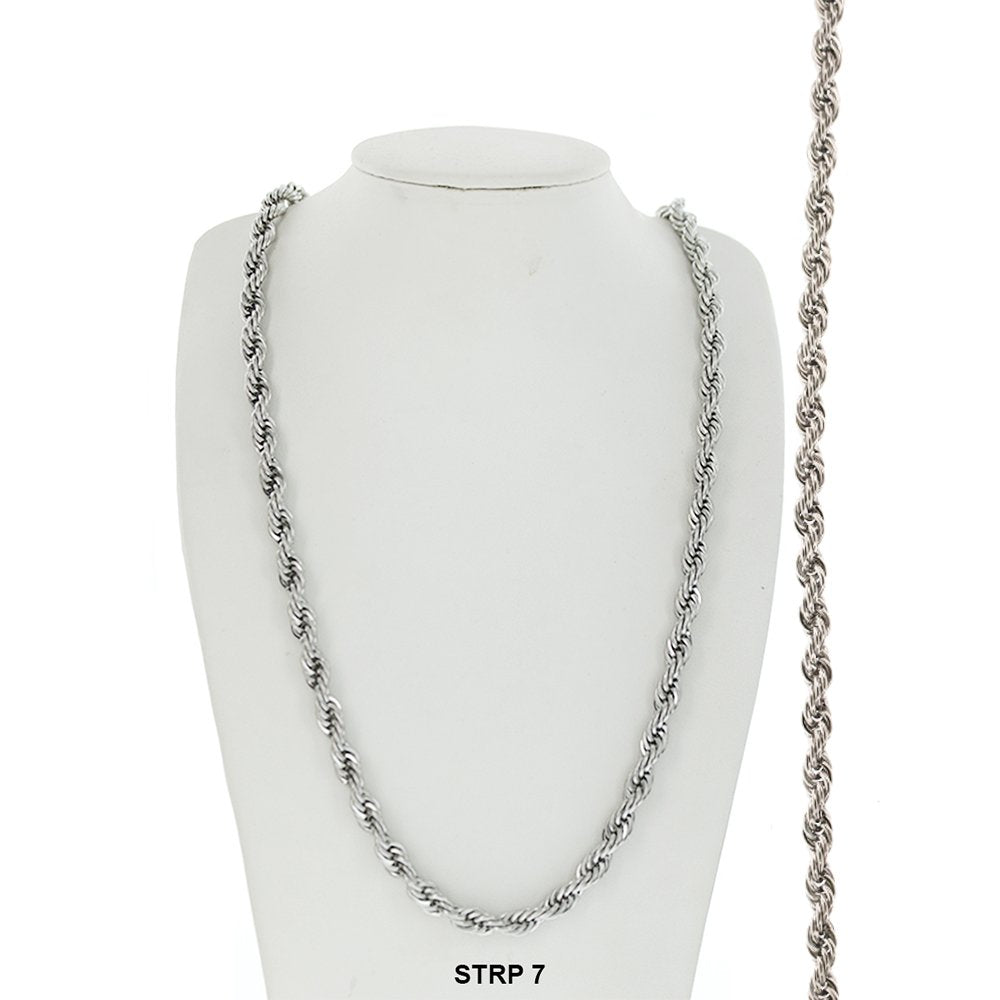 7 MM Stainless Steel Rope Chain STRP 7 – Kaashusa