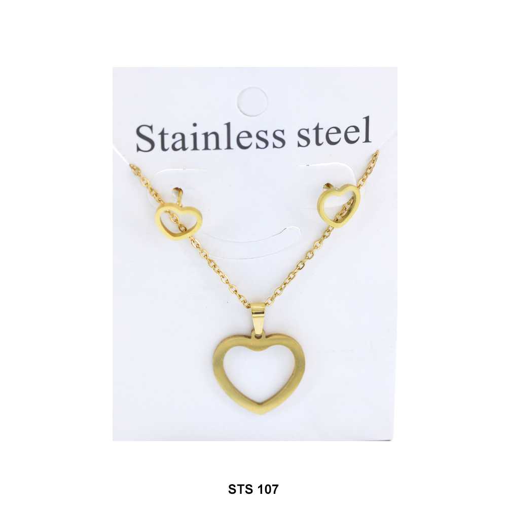 Stainless Steel Necklace Set STS 107