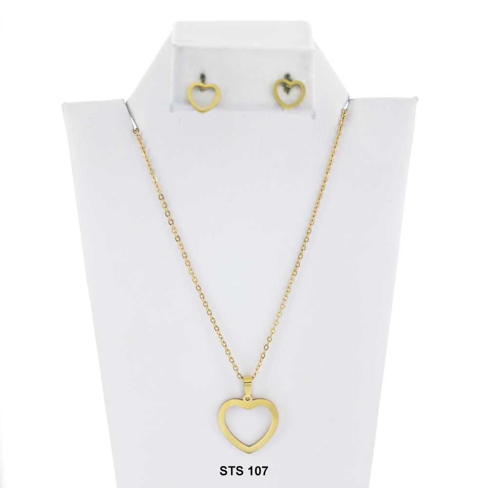 Stainless Steel Necklace Set STS 107