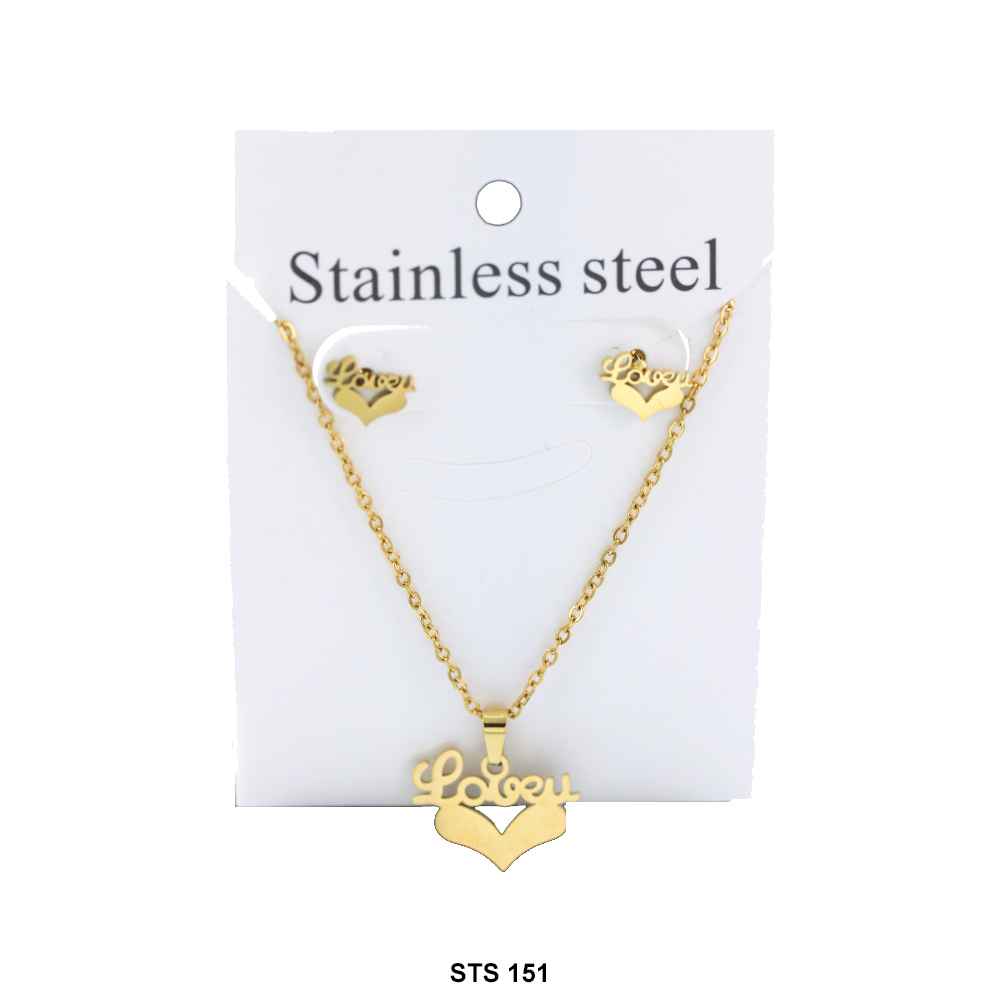 Stainless Steel Necklace Set STS 151