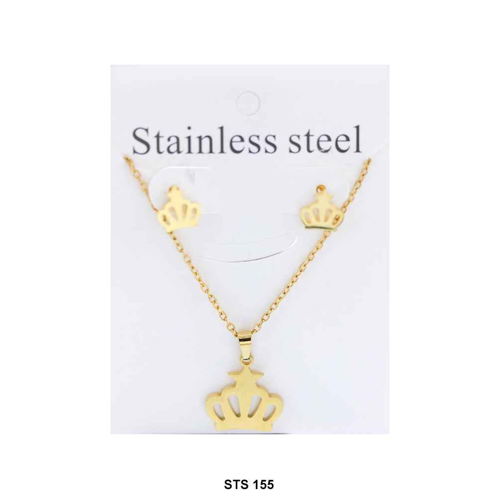 Stainless Steel Necklace Set STS 155