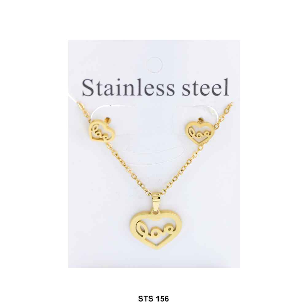 Stainless Steel Necklace Set STS 156