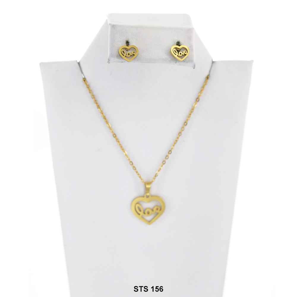 Stainless Steel Necklace Set STS 156