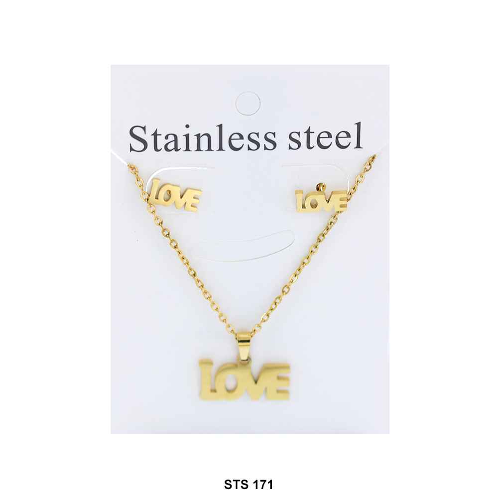 Stainless Steel Necklace Set STS 171