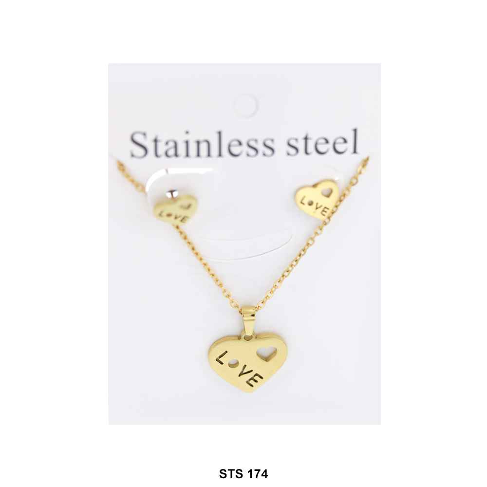Stainless Steel Necklace Set STS 174