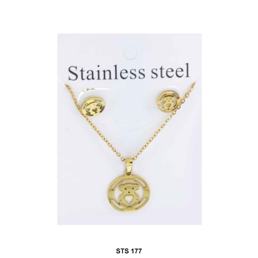 Stainless Steel Necklace Set STS 177