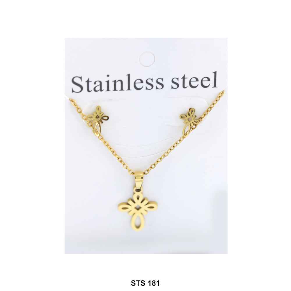 Stainless Steel Necklace Set STS 181