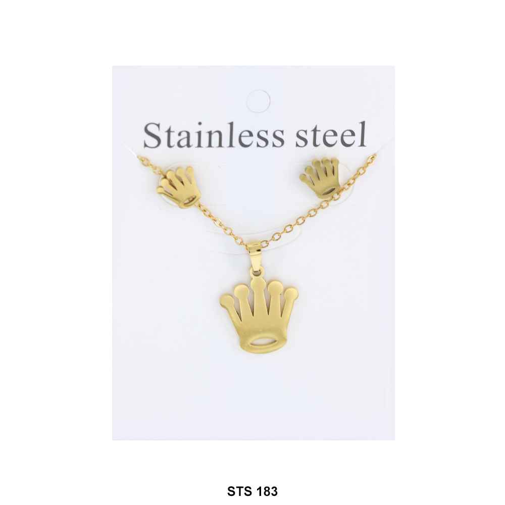 Stainless Steel Necklace Set STS 183