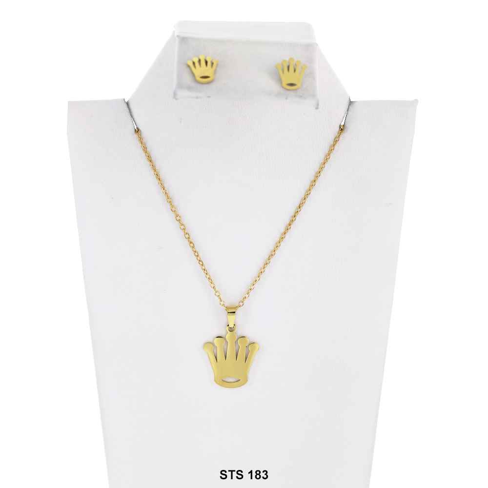 Stainless Steel Necklace Set STS 183