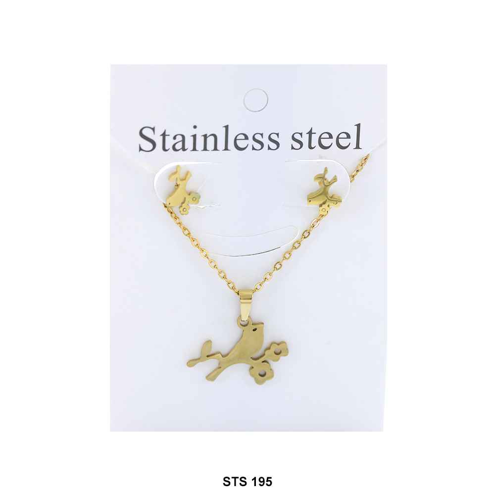 Stainless Steel Necklace Set STS 195