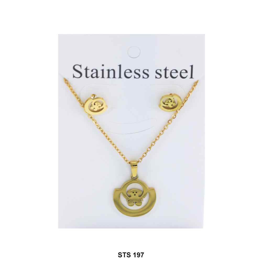 Stainless Steel Necklace Set STS 197