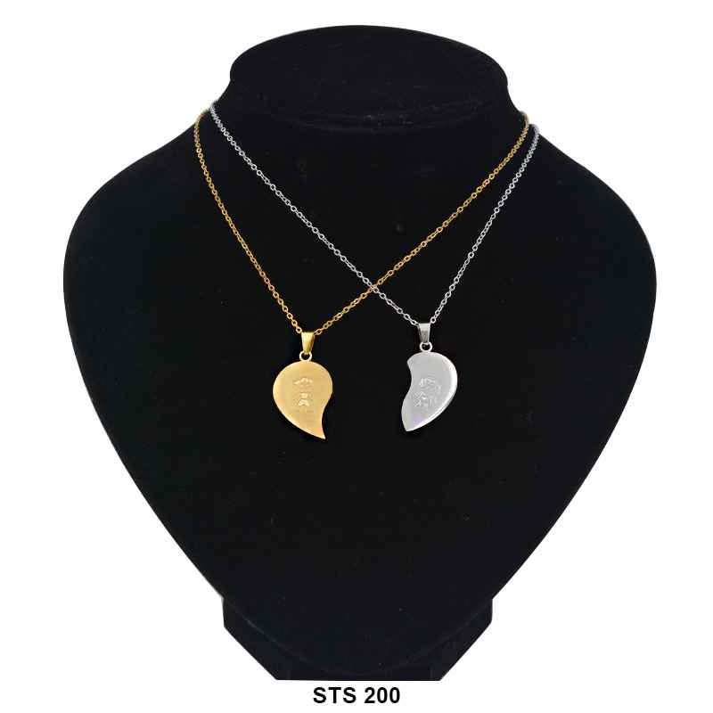 Collar Parejas Acero Inoxidable STS 200