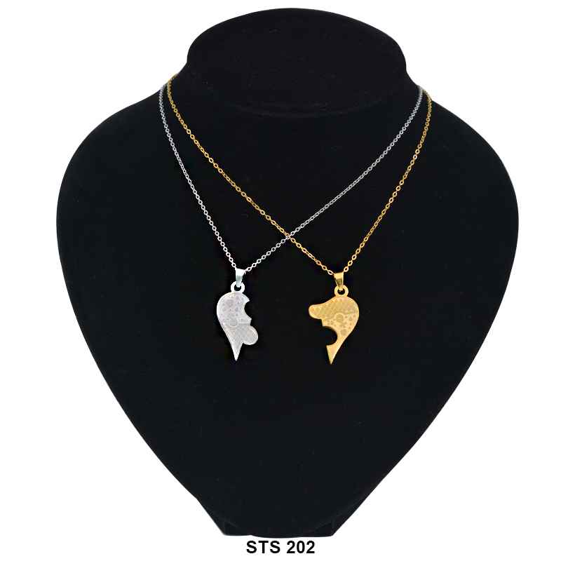 Collar Parejas Acero Inoxidable STS 202