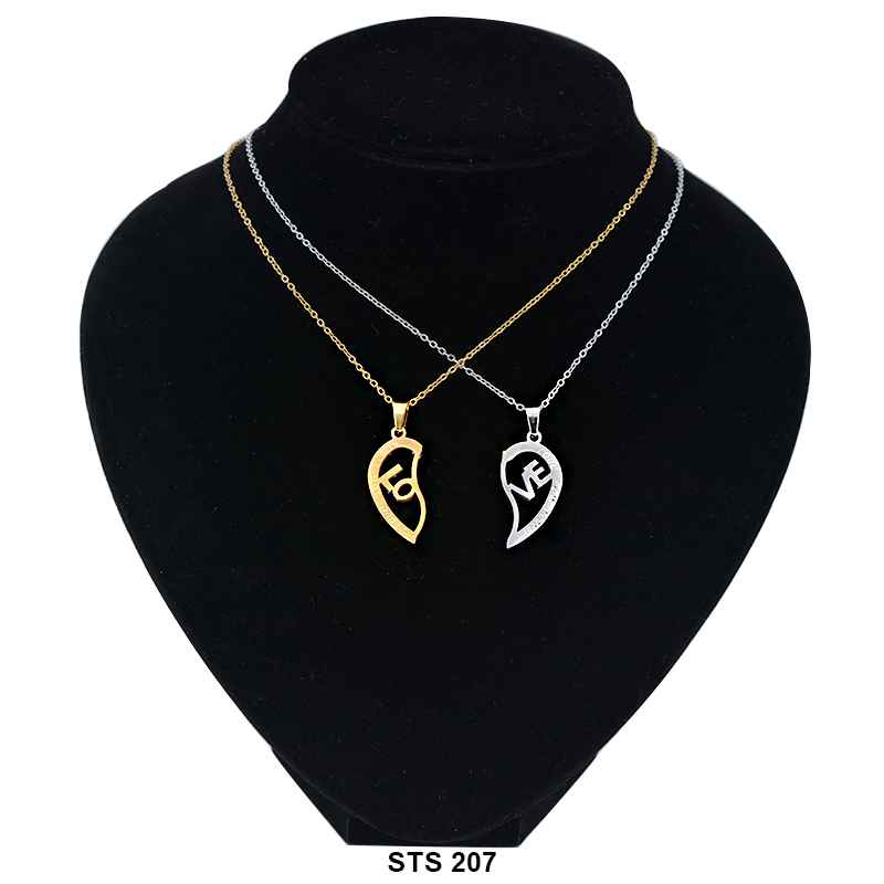 Stainless Steel Couples Necklace STS 207