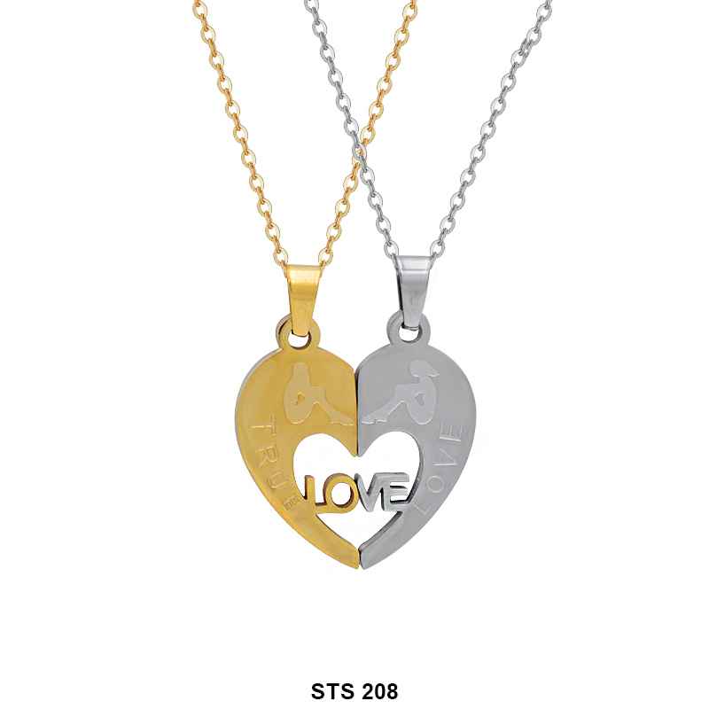 Stainless Steel Couples Necklace STS 208