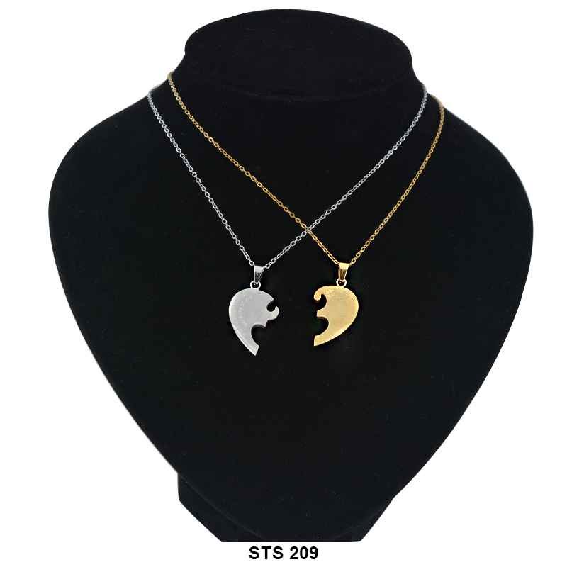 Stainless Steel Couples Necklace STS 209