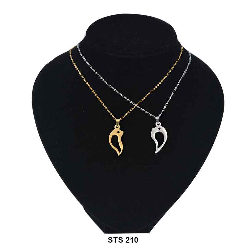 Collar Parejas Acero Inoxidable STS 210