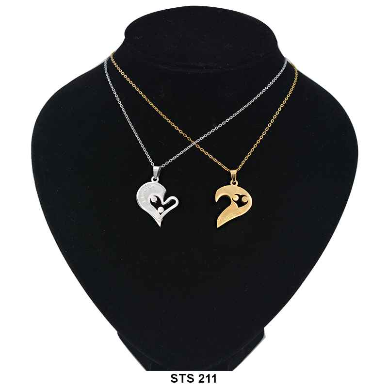 Collar Parejas Acero Inoxidable STS 211