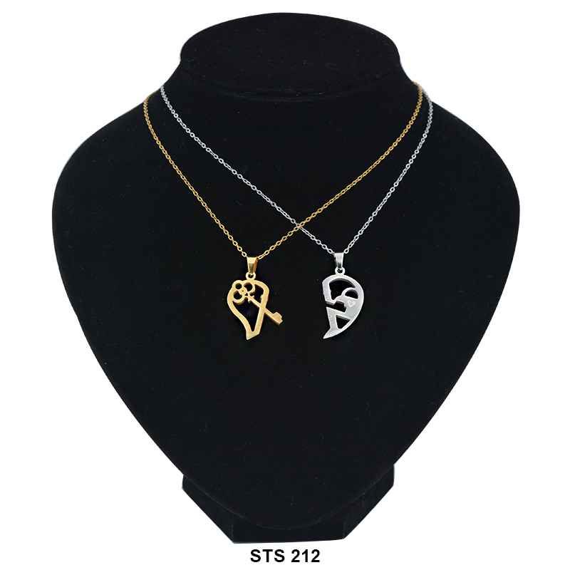 Collar Parejas Acero Inoxidable STS 212