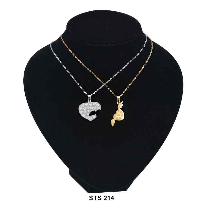 Collar Parejas Acero Inoxidable STS 214