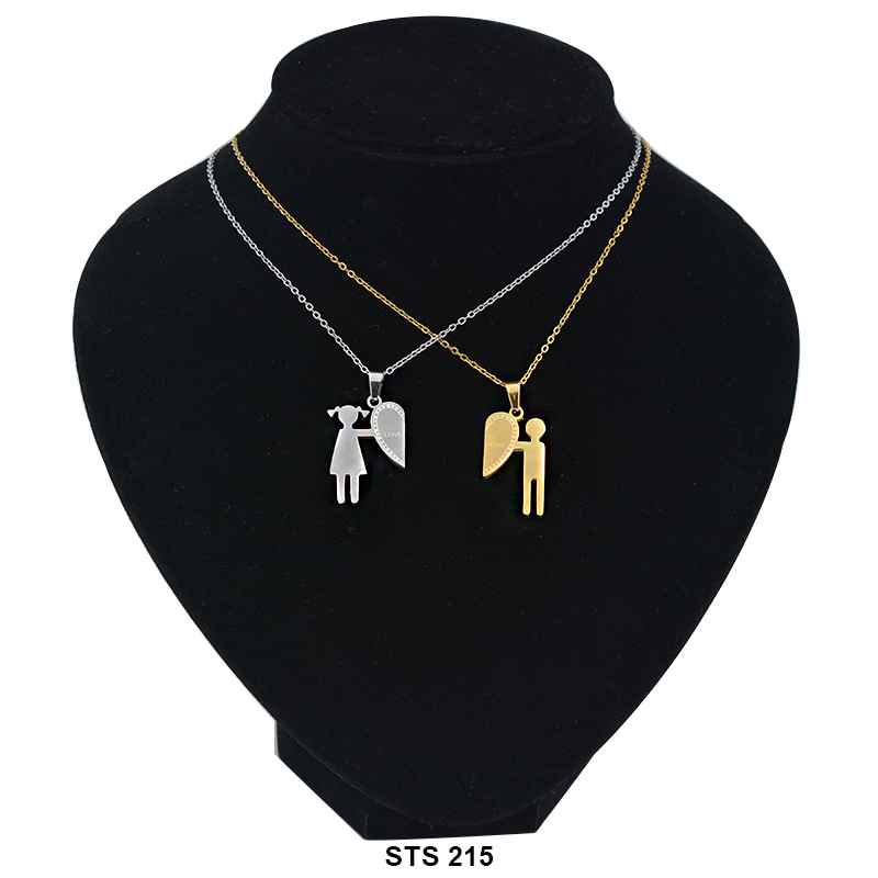 Collar Parejas Acero Inoxidable STS 215