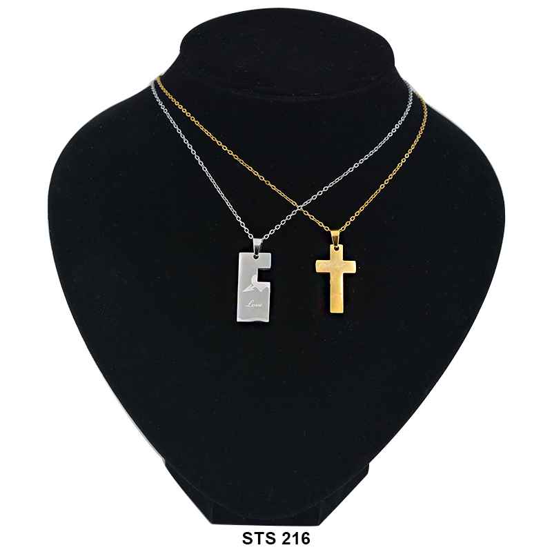 Collar Parejas Acero Inoxidable STS 216