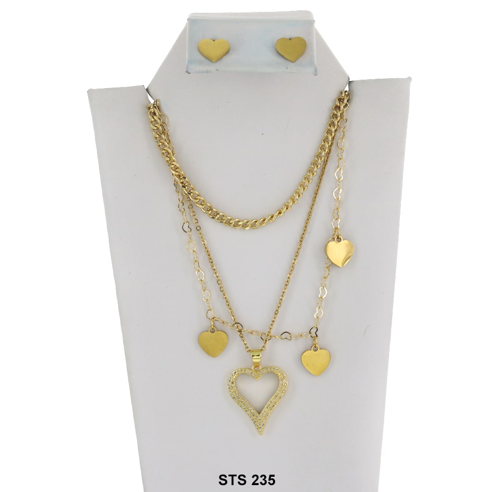 Stainless Steel Necklace Set STS 235