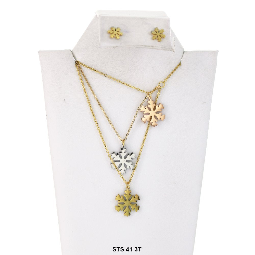 Multi Layer Necklace Set STS 41 3T