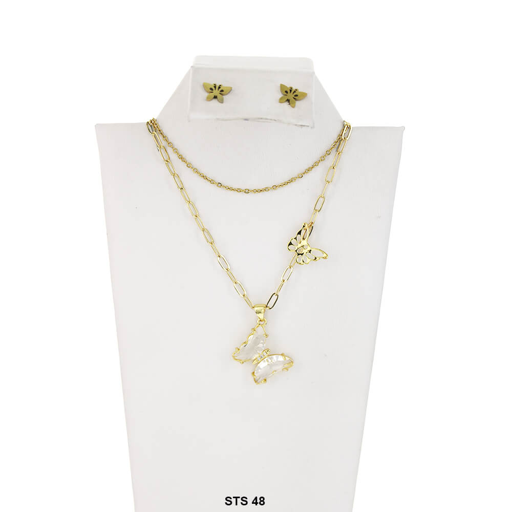 Stainless Steel Necklace Set STS 48