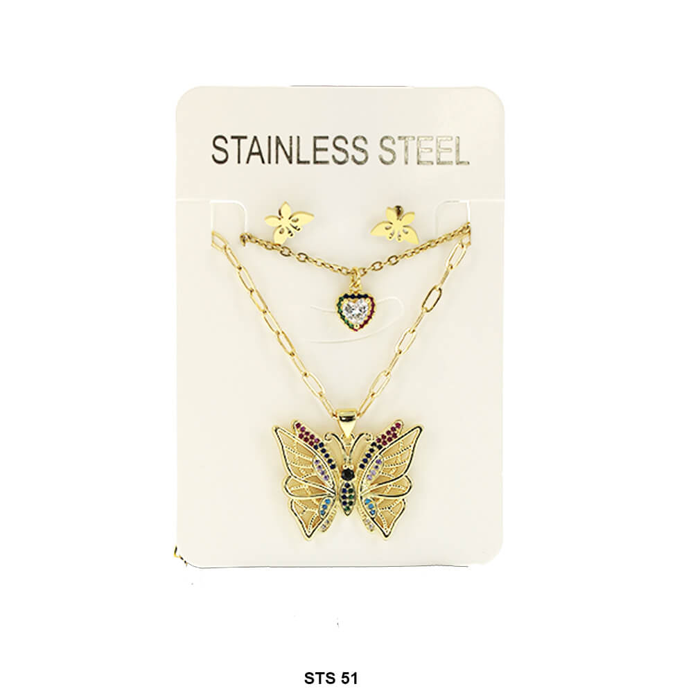 Stainless Steel Necklace Set STS 51