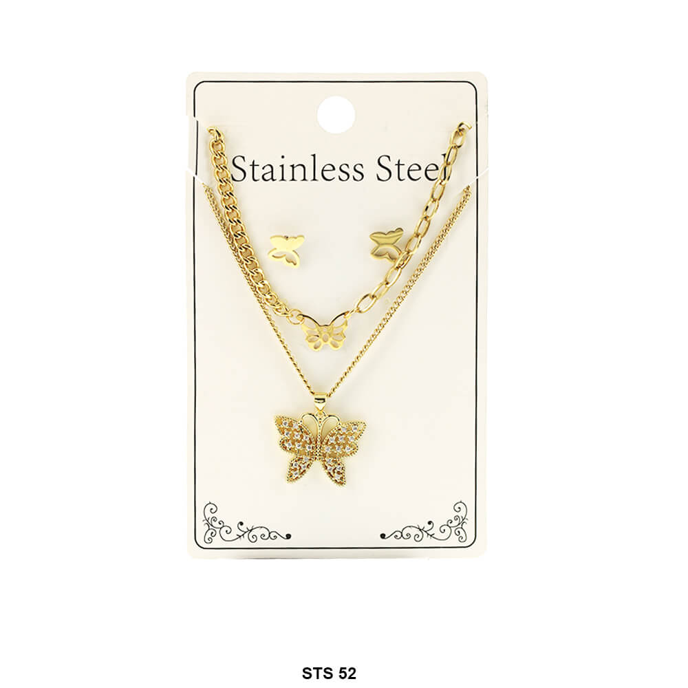 Stainless Steel Necklace Set STS 52