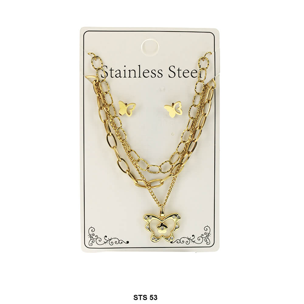 Stainless Steel Necklace Set STS 53