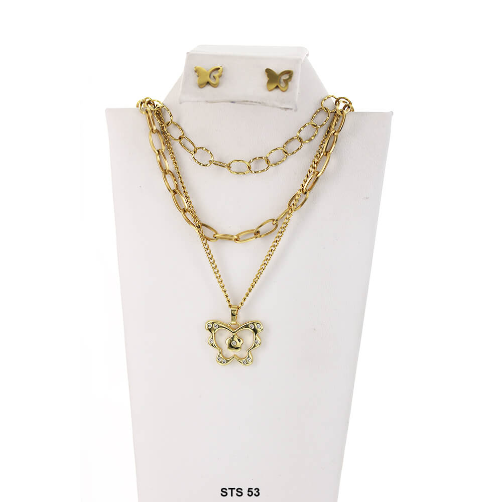 Stainless Steel Necklace Set STS 53