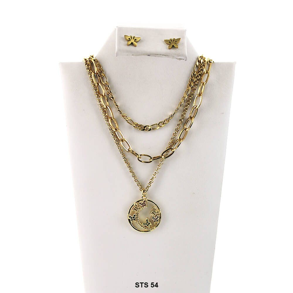 Stainless Steel Necklace Set STS 54