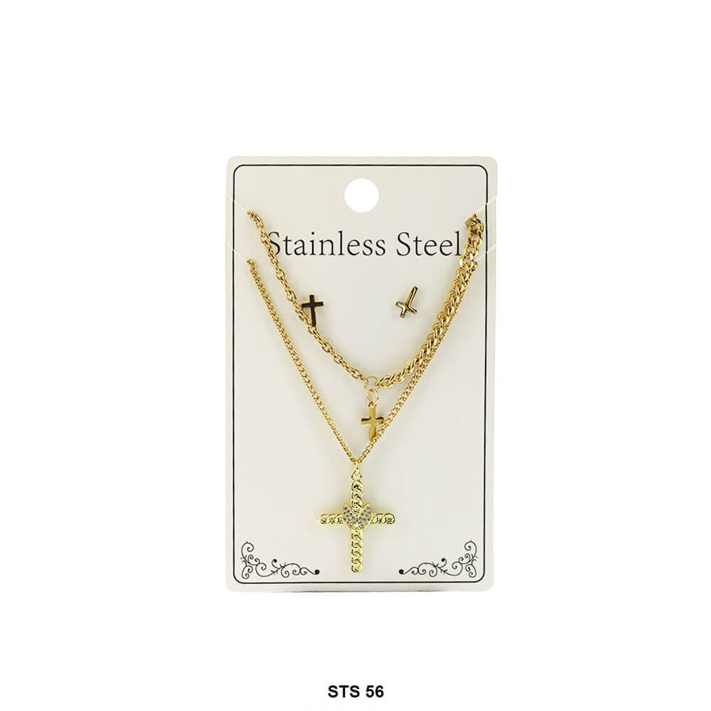 Stainless Steel Necklace Set STS 56