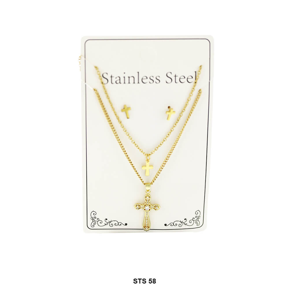 Stainless Steel Necklace Set STS 58